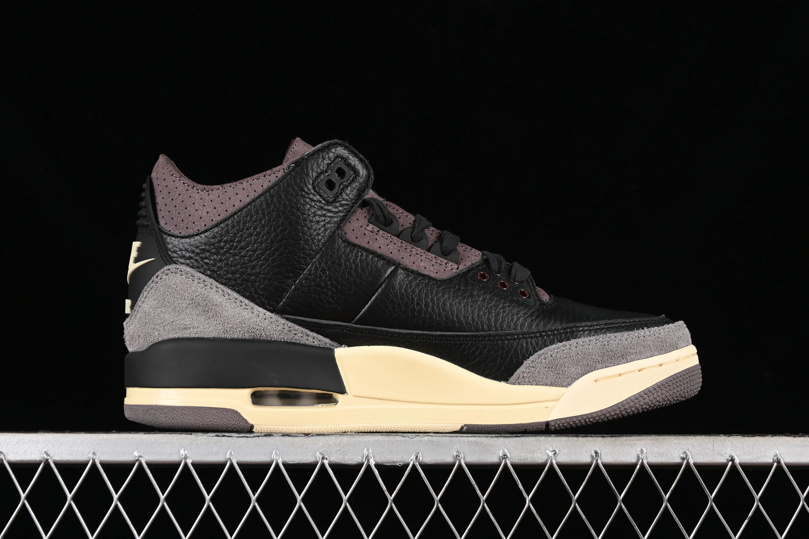 All categories Air Jordan Jordan series basketball shoes Air Jordan 3 foreign trade version A Ma Maniere x Air Jordan 3 Retro "Black" AJ3 Joe 3 joint model FZ4811-001